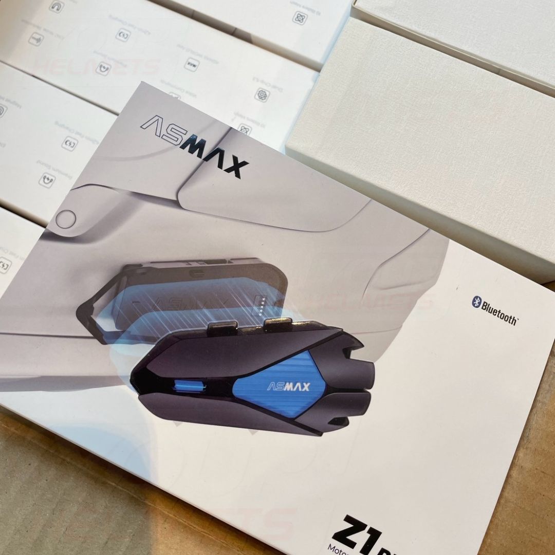 บลูทูธติดหมวกกันน็อค ASMAX รุ่น Z1+