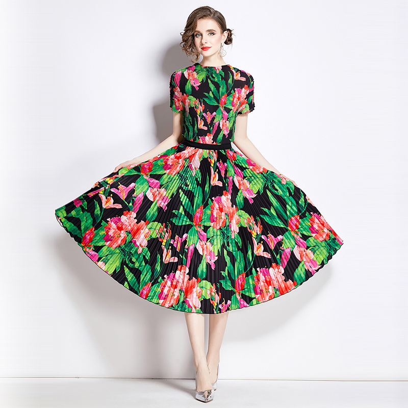 ชุดเดรสยาวสวยๆ ชุดเดรสยาวใส่สบาย ใส่ทำงาน มีขนาดS M L XL 2XL