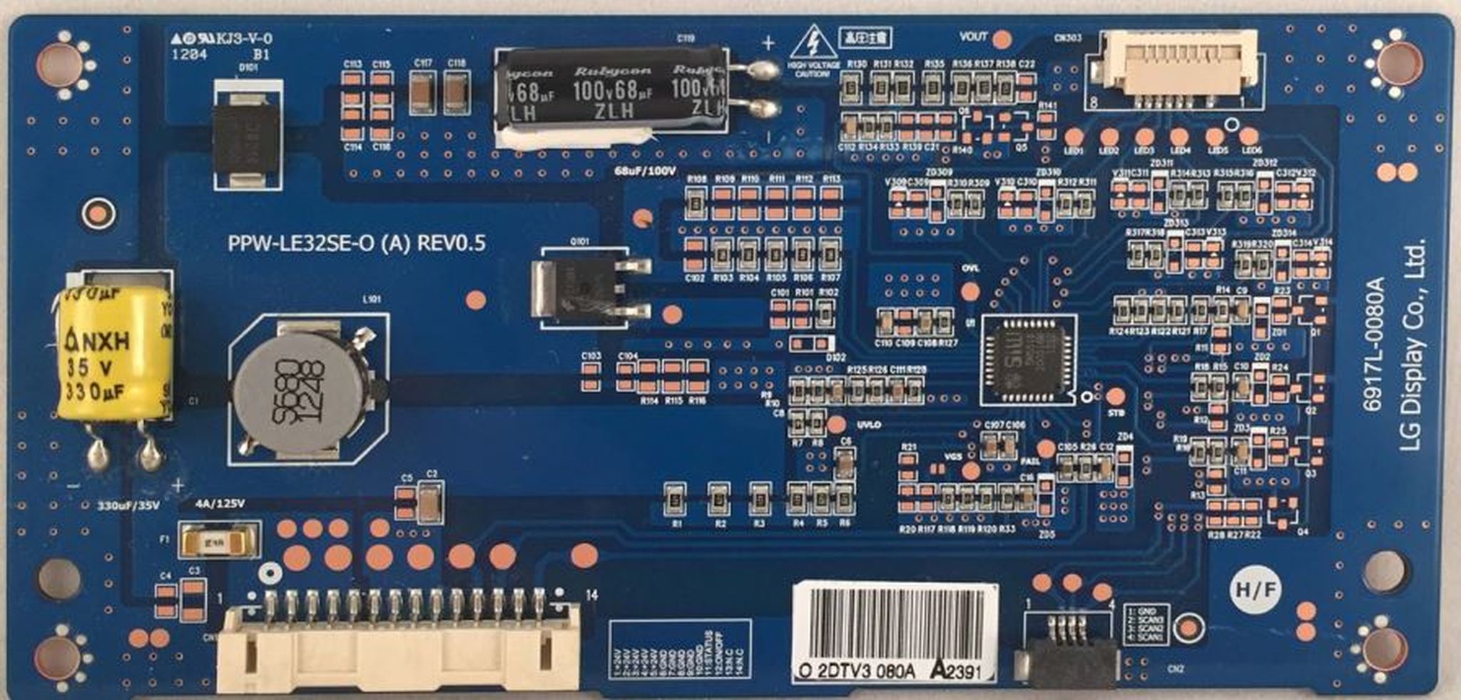 LG LED Driver 32LN5300 32LS5700 6917L-0080A (PPW-LE32SE-O) 32"