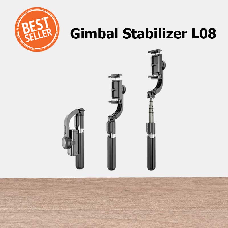 Gimbal Stabilizer L08 ไม้เซลฟี่กันสั่น ปรับระดับความสูงได้