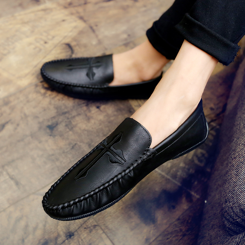 รองเท้าหนังผู้ชาย มีไซส์39-44 รองเท้าโลฟเฟอร์ชาย Slip-On Shoes มีขนาด39-44