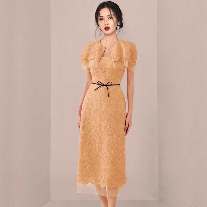 ชุดเดรสยาวสวยๆ สไตล์เกาหลี มีขนาด S M L XL สนใจทักแชท