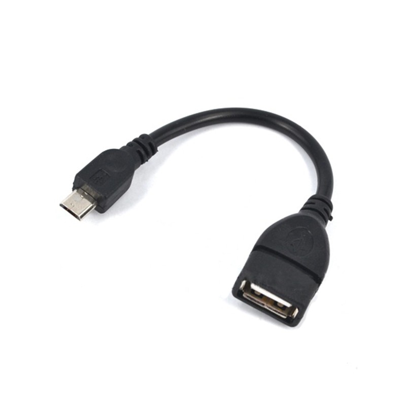 สาย OTG หัวแจ๊ค Micro USB และ USB สำหรับ Raspberry Pi Zero W และโทรศัพท์สมาร์ทโฟนอื่นๆ Male Micro USB 2.0 to Female Host OTG Converter Adapter cable for Pi Zero, Samsung Galaxy and other smart phones