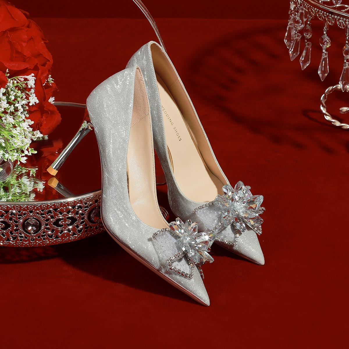 รองเท้าส้นสูง รองเท้าออกงานราตรี มีขนาด 35-40 35 36 37 38 39 40