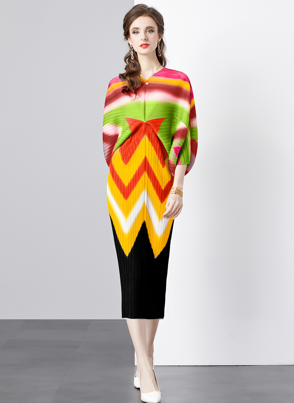 ชุดเดรสยาวสวยๆ ชุดเดรสยาวใส่สบาย ใส่ทำงาน มีขนาดS M L XL 2XL