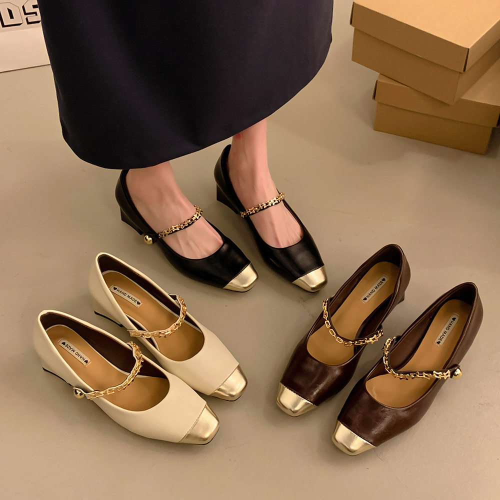 รองเท้าคัทชูผู้หญิงส้นเตี้ย ใส่สบาย มีขนาด35-40