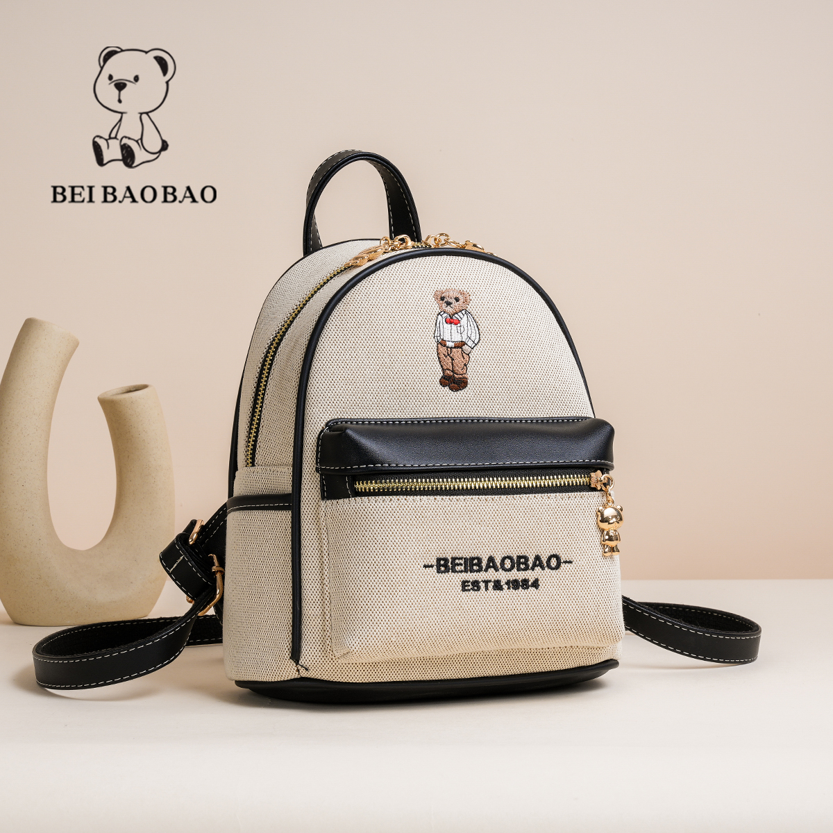 กระเป๋าผู้หญิงสวยๆ กระเป๋าสะพายข้างผู้หญิง กระเป๋าแบรนด์ BEAR BAG กระเป๋าหมีสุดคิ้ว!