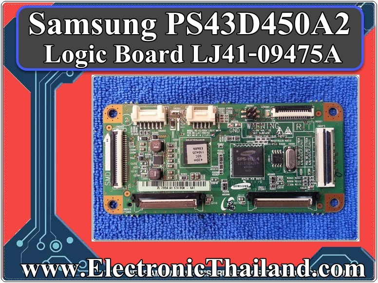Logic Board Samsung PS43D450A2 PS43D490A1 Part LJ41-09475A