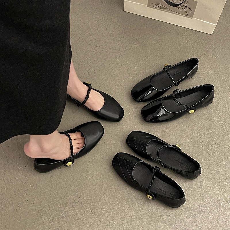 รองเท้าคัทชูผู้หญิงส้นเตี้ย ใส่สบาย มีขนาด35-40