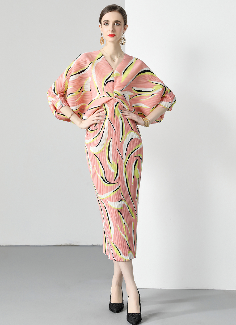 ชุดเดรสยาวสวยๆ ชุดเดรสยาวใส่สบาย ใส่ทำงาน มีขนาดS M L XL 2XL