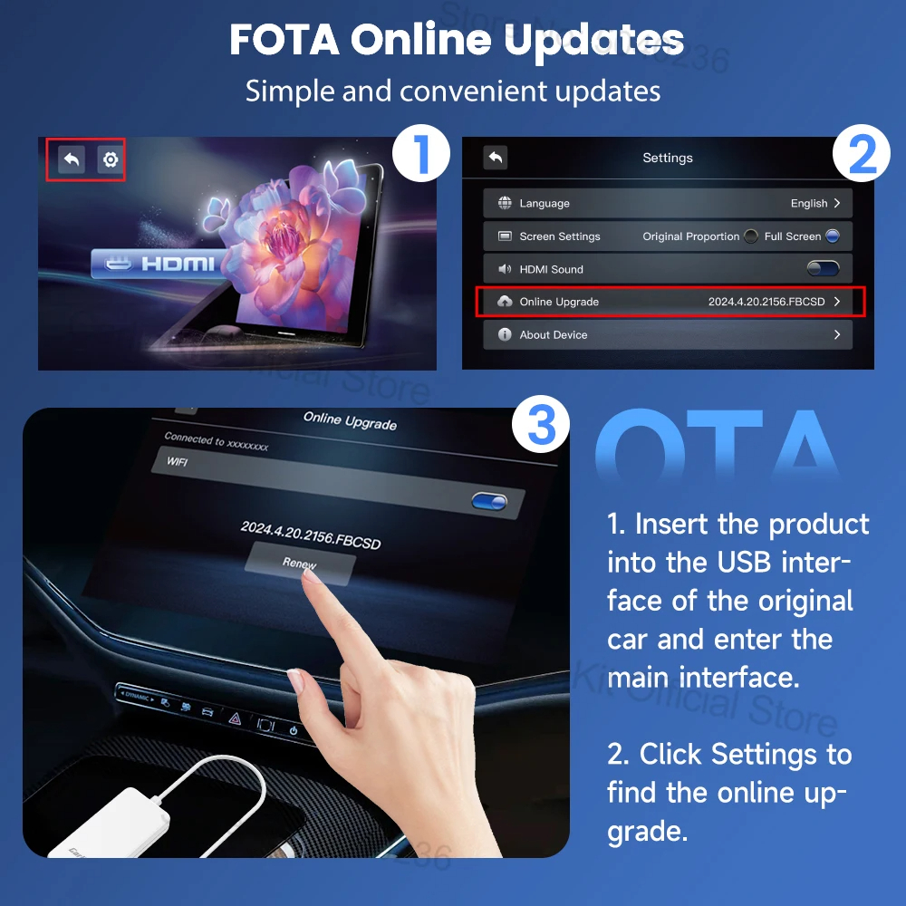 Carplay to HDMI adapter