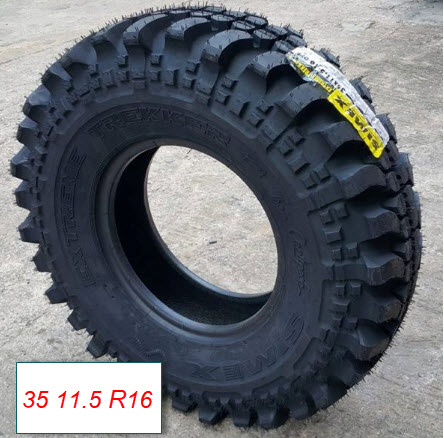 ยางตะขาบ 35 /11.5 R16 SIMEX Jungle trekker
