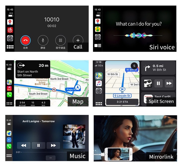 Carlinkit Wireless Apple Car Play dongle for Android radio รุ่นไร้สาย สำหรับจอแอดนดรอยด์ เวอร์ชั่น 4.4.2ขึ้นไป