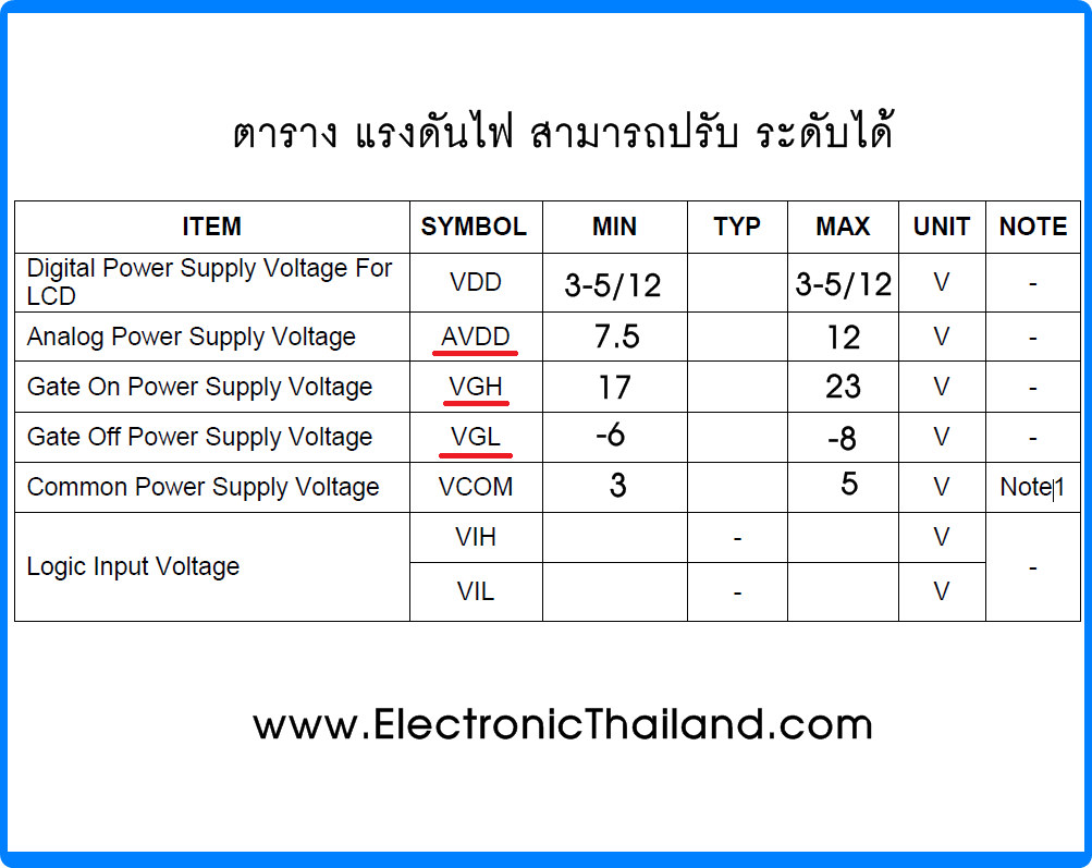 LCD LED Boost converter Module T-BAR T-CON Board VGL VGH Vcom.AVDD