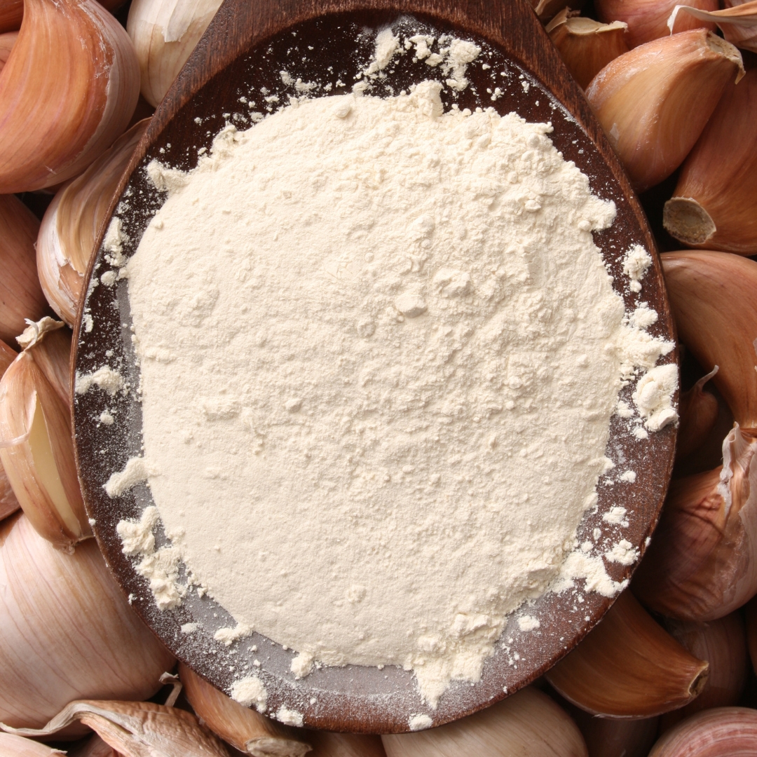 กระเทียมผง Garlic Powder ตรากอเงินฟาร์ม