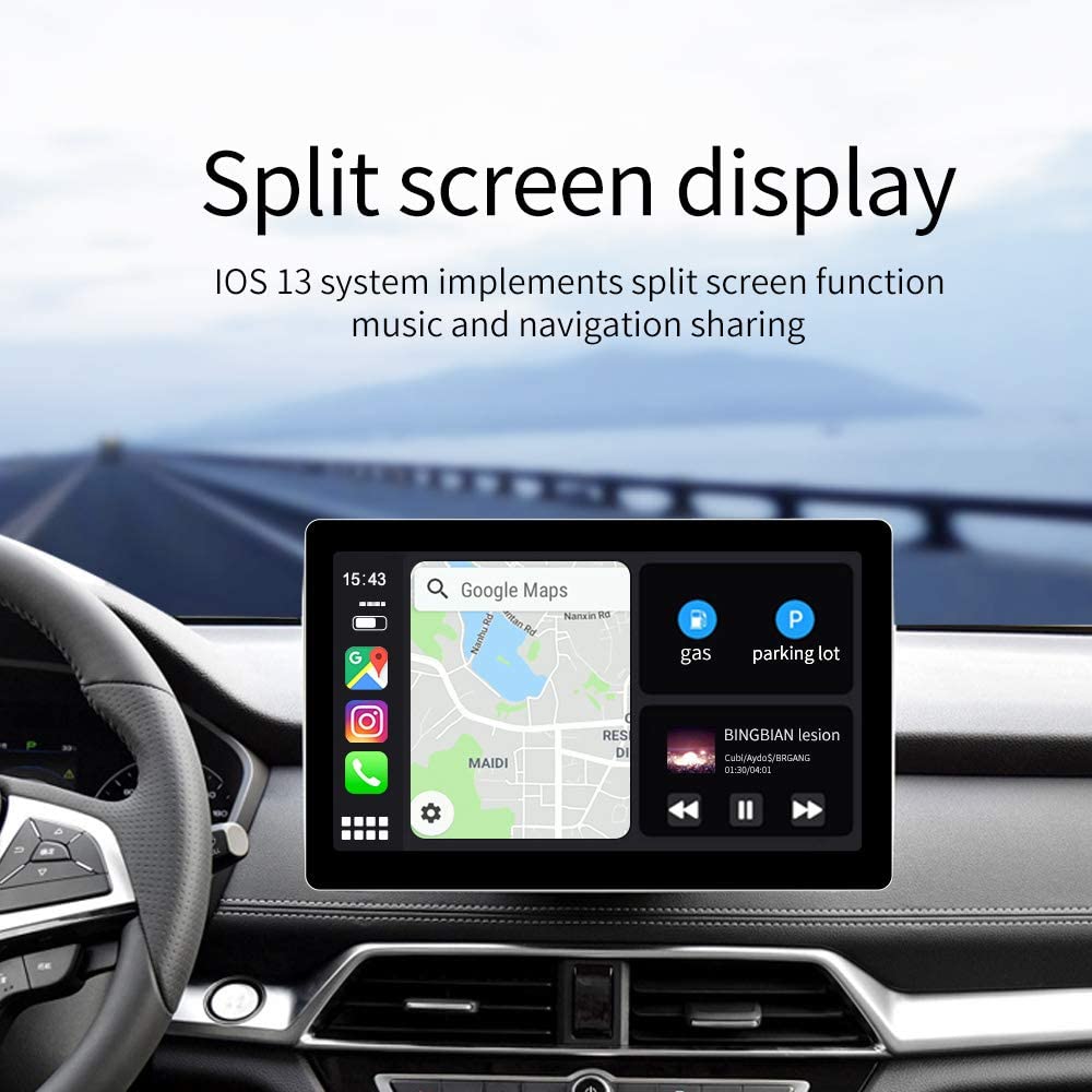 Carlinkit android auto apple carplay dongle เชื่อมต่อกับจอAndroid ตั้งแต่ version5+