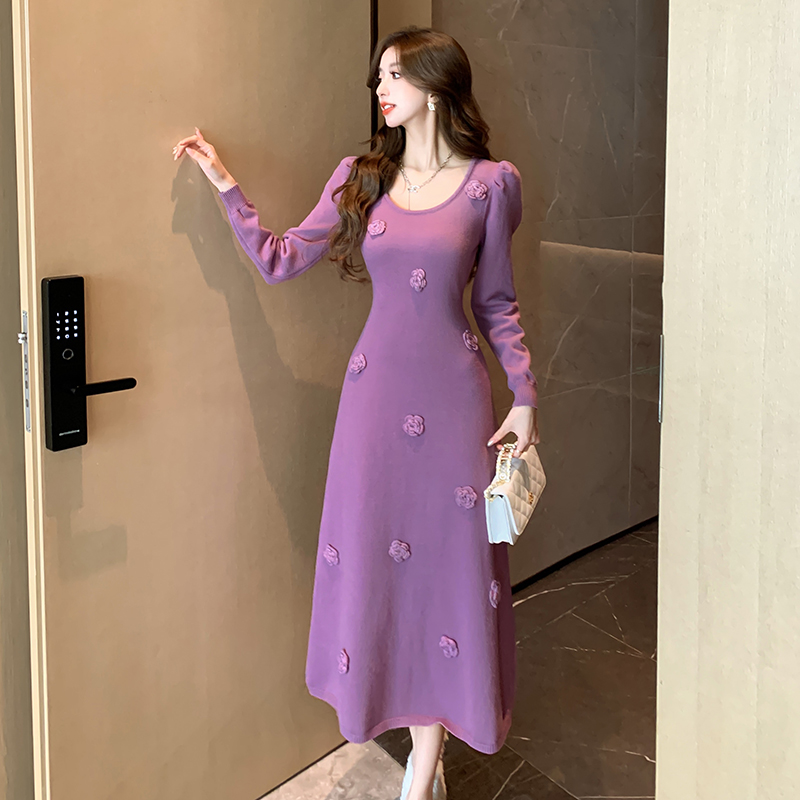 ชุดเดรสยาวสวยๆ สไตล์เกาหลี มีขนาด S M L XL สนใจทักแชท