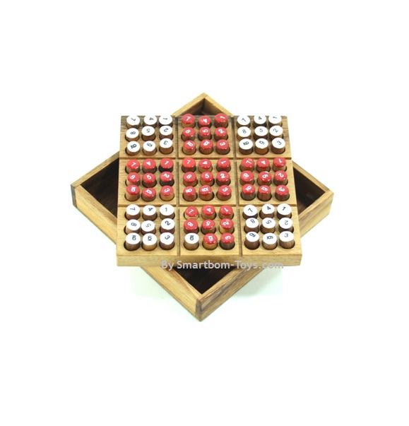 เกมส์ซูโดกุ บอร์ดเกมส์ Sudoku Wooden game เกมส์ฝึกสมอง และฝึกสมอง
