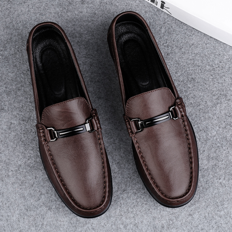รองเท้าหนังผู้ชาย มีไซส์39-44 รองเท้าโลฟเฟอร์ชาย Slip-On Shoes มีขนาด39-44