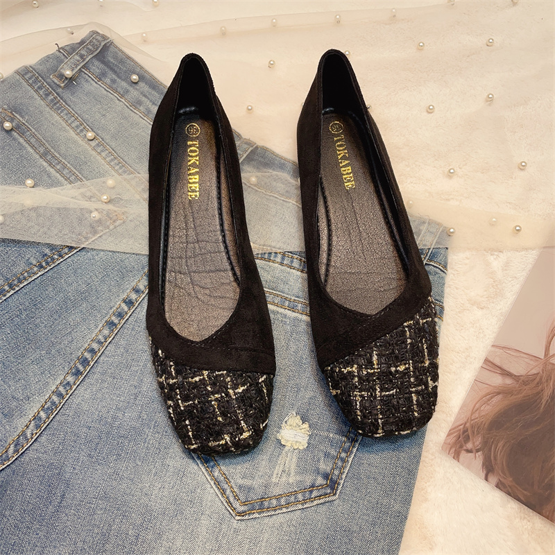 รองเท้าคัทชูผู้หญิงส้นเตี้ย ใส่สบาย มีขนาด35-40