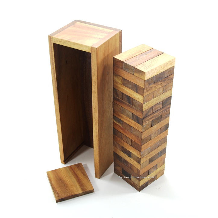 Jenga Game เกมส์ฝึกสมอง ของเล่นสันทนาการ เกมส์เชื่อมความสามัคคี