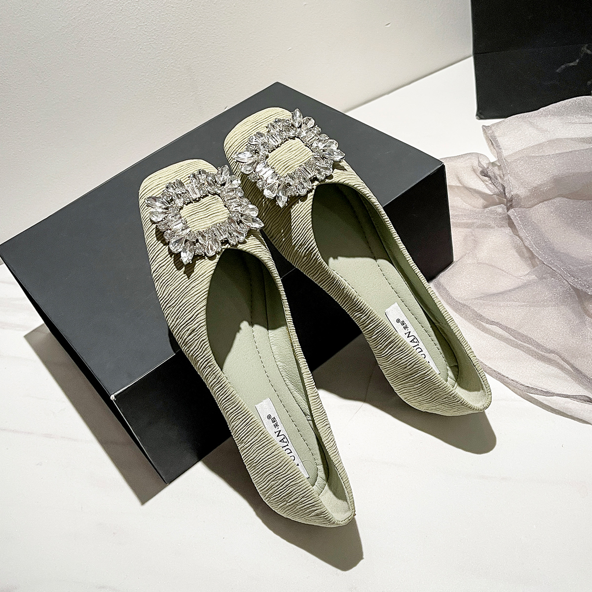 รองเท้าคัทชูผู้หญิงส้นเตี้ย ใส่สบาย มีขนาด35-43