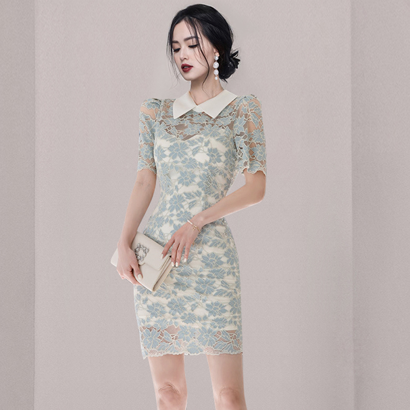 ชุดเดรสยาวสวยๆ ชุดเดรสยาวใส่สบาย ใส่ทำงาน มีขนาดS M L XL 2XL