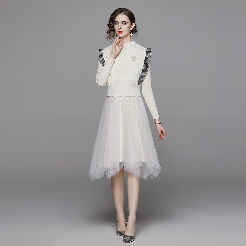 ชุดเดรสยาวสวยๆ ชุดเดรสยาวใส่สบาย ใส่ทำงาน มีขนาดS M L XL 2XL