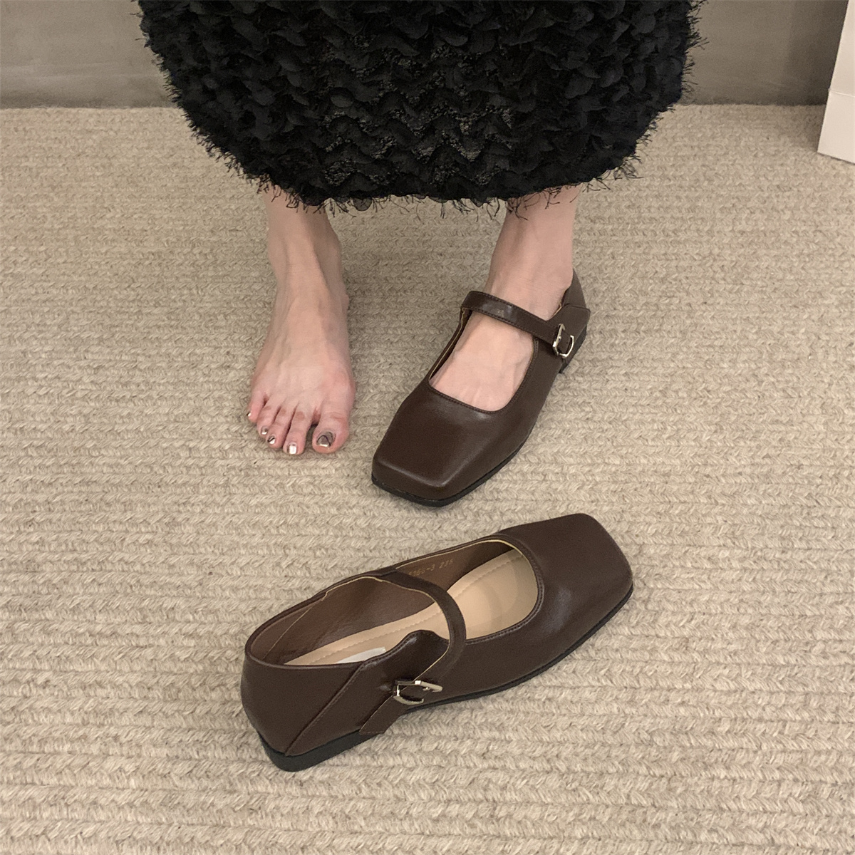 รองเท้าคัทชูผู้หญิงส้นเตี้ย ใส่สบาย มีขนาด35-43