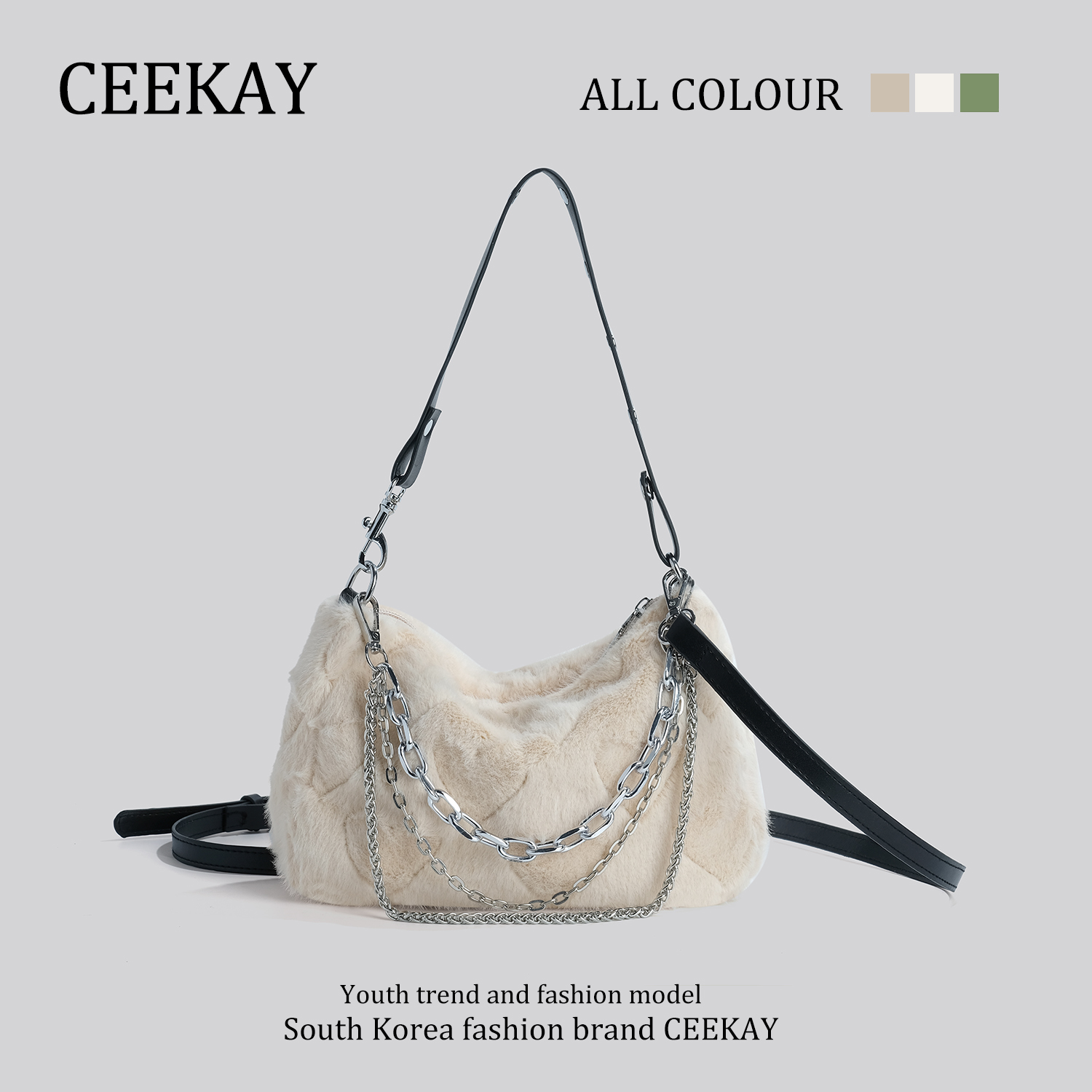 กระเป๋าผู้หญิงสวยๆ กระเป๋าสะพายข้างผู้หญิง กระเป๋าแบรนด์CEEKEY