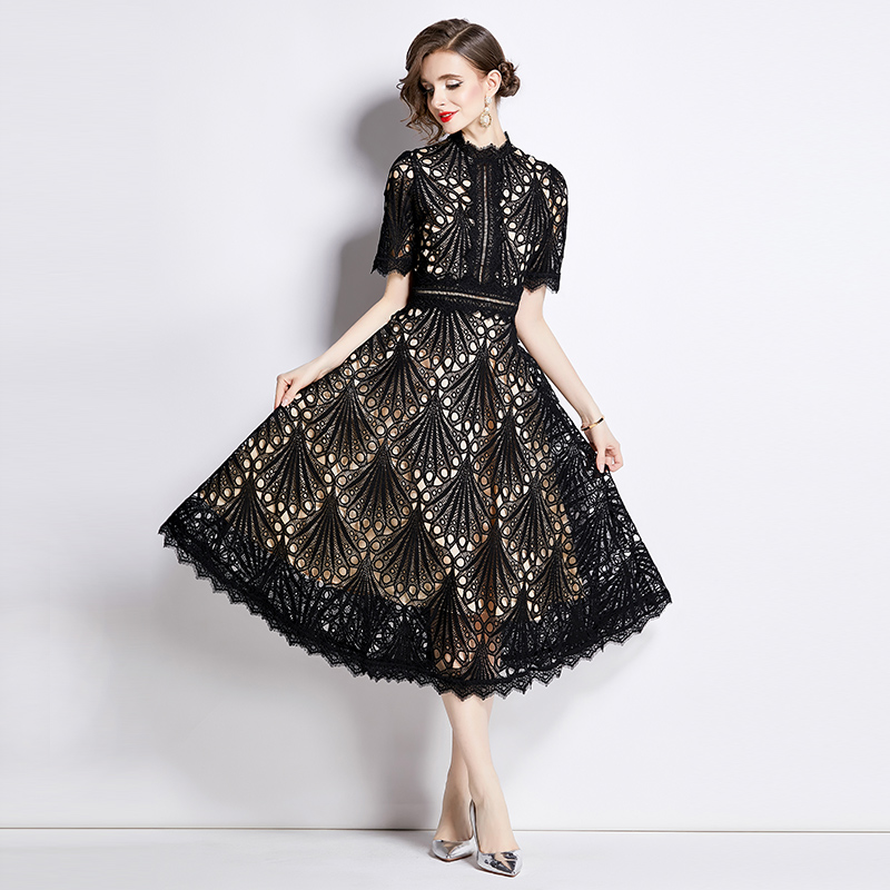 ชุดเดรสยาวสวยๆ ชุดเดรสยาวใส่สบาย ใส่ทำงาน มีขนาดS M L XL 2XL