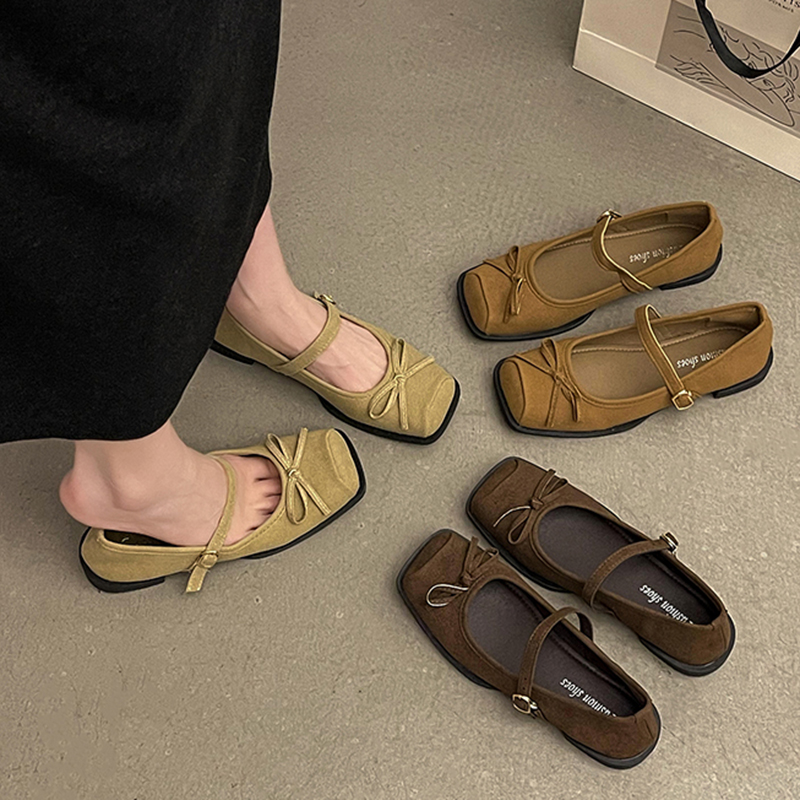 รองเท้าคัทชูผู้หญิงส้นเตี้ย ใส่สบาย มีขนาด35-40