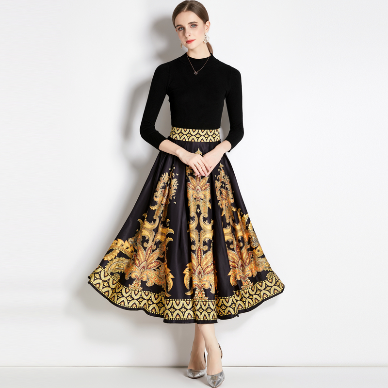 ชุดเดรสยาวสวยๆ ชุดเดรสยาวใส่สบาย ใส่ทำงาน มีขนาดS M L XL 2XL