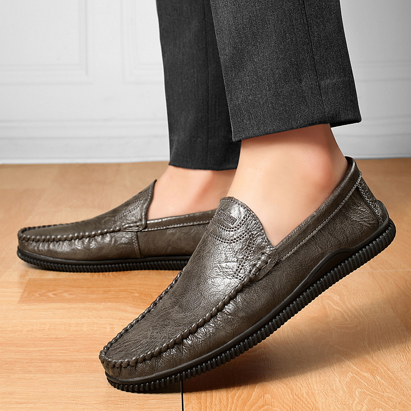 รองเท้าหนังผู้ชาย มีไซส์39-44 รองเท้าโลฟเฟอร์ชาย Slip-On Shoes มีขนาด39-44