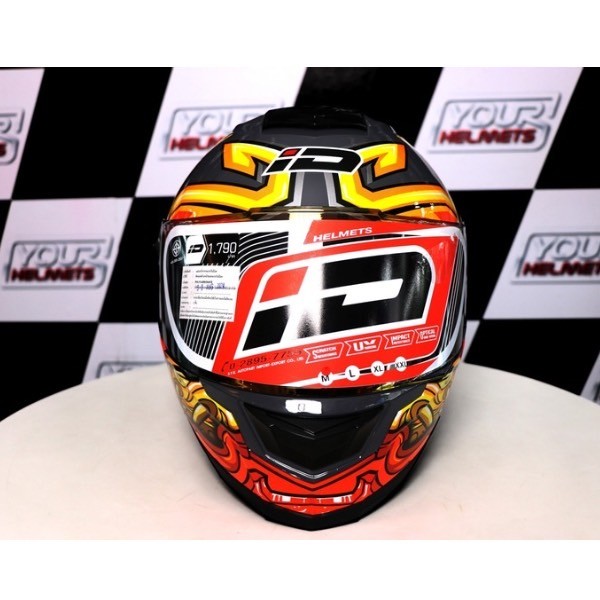 หมวกกันน็อค ID HELMETS รุ่น SPARTAN BT WU KONG GUN GREY