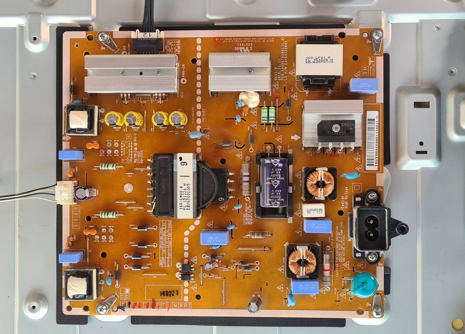 POWER SUPPLY LG :49UH650T EAX66793401