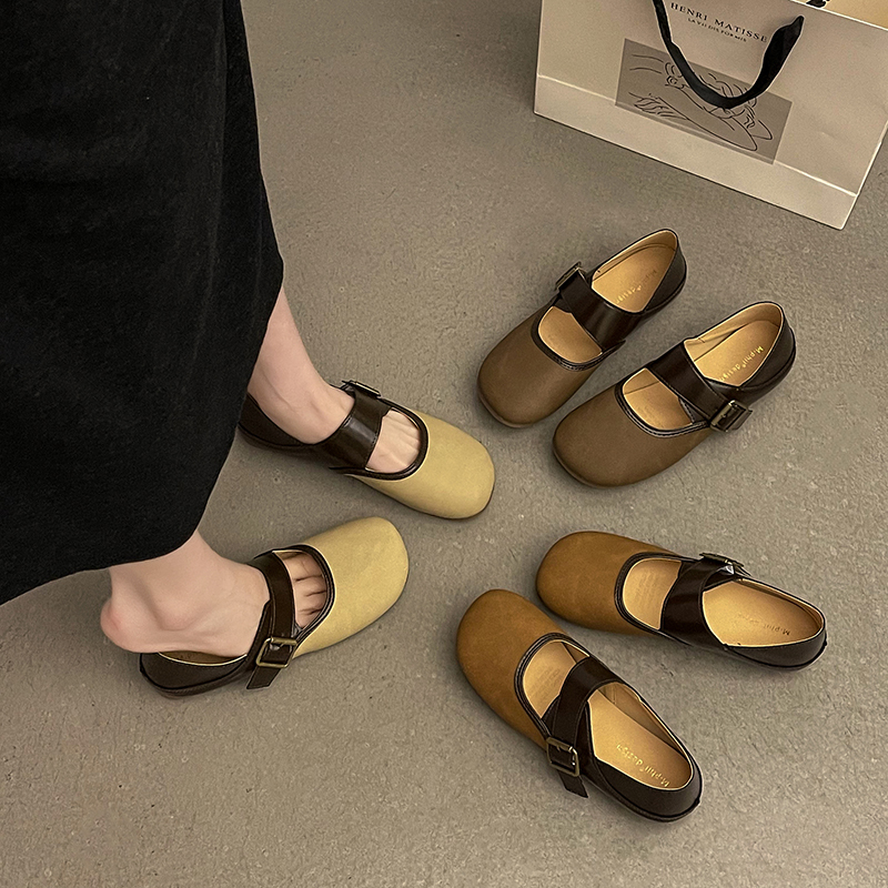 รองเท้าคัทชูผู้หญิงส้นเตี้ย ใส่สบาย มีขนาด35-40