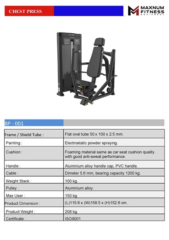 เครื่องฝึกล้ามเนื้อเดี่ยว สำหรับยิม ฟิตเนส Single Machine แบรนด์ Maxnum