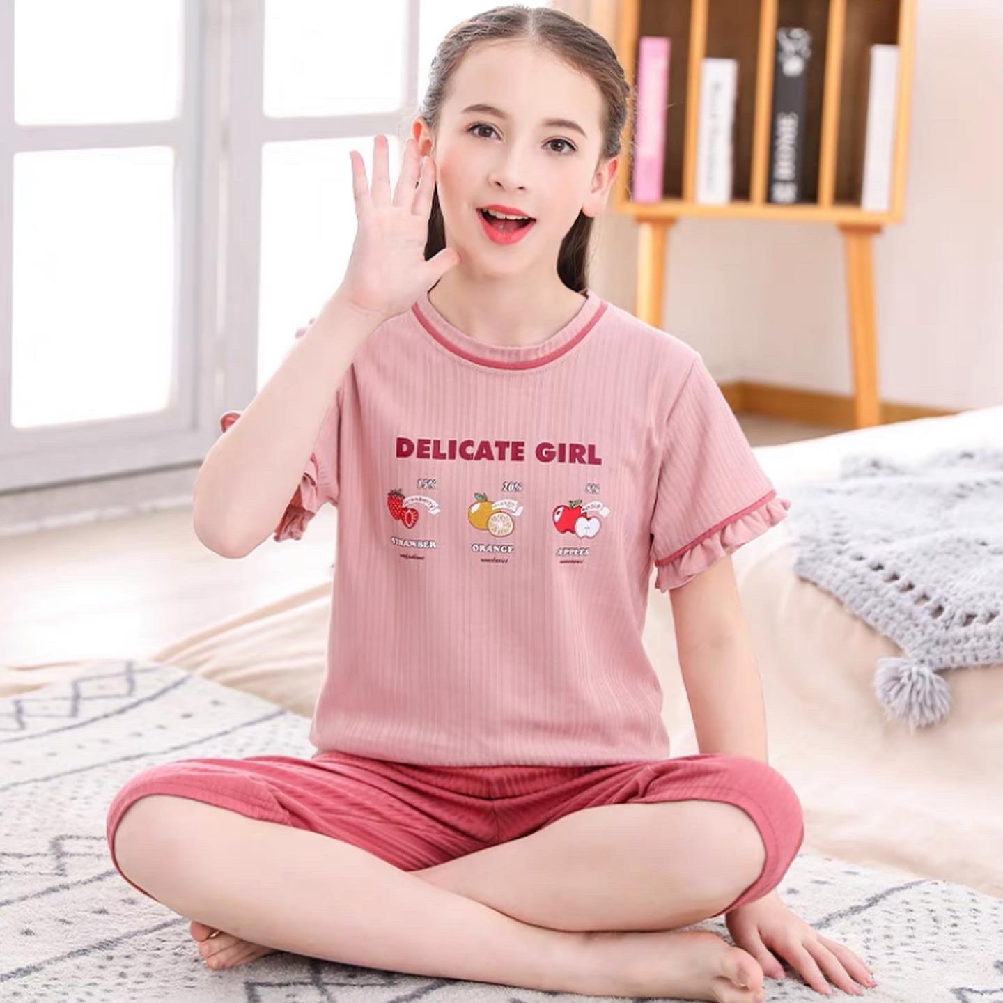 พรีออเดอร์ ชุดนอนเด็กโต พรีเมี่ยมขาสั้น