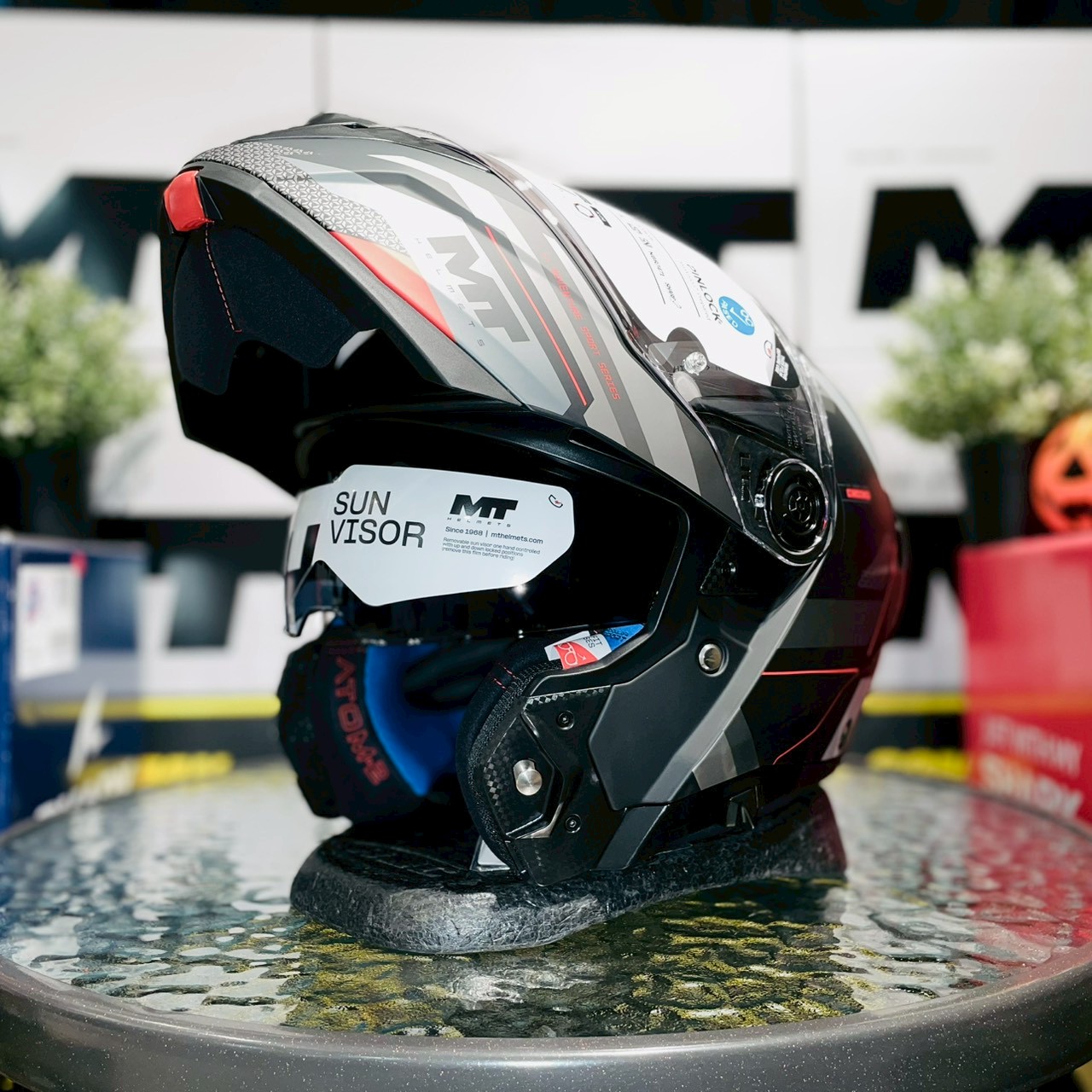 MT HELMETS - ATOM2 sv - Alkaline Gloss Blue สำเนา