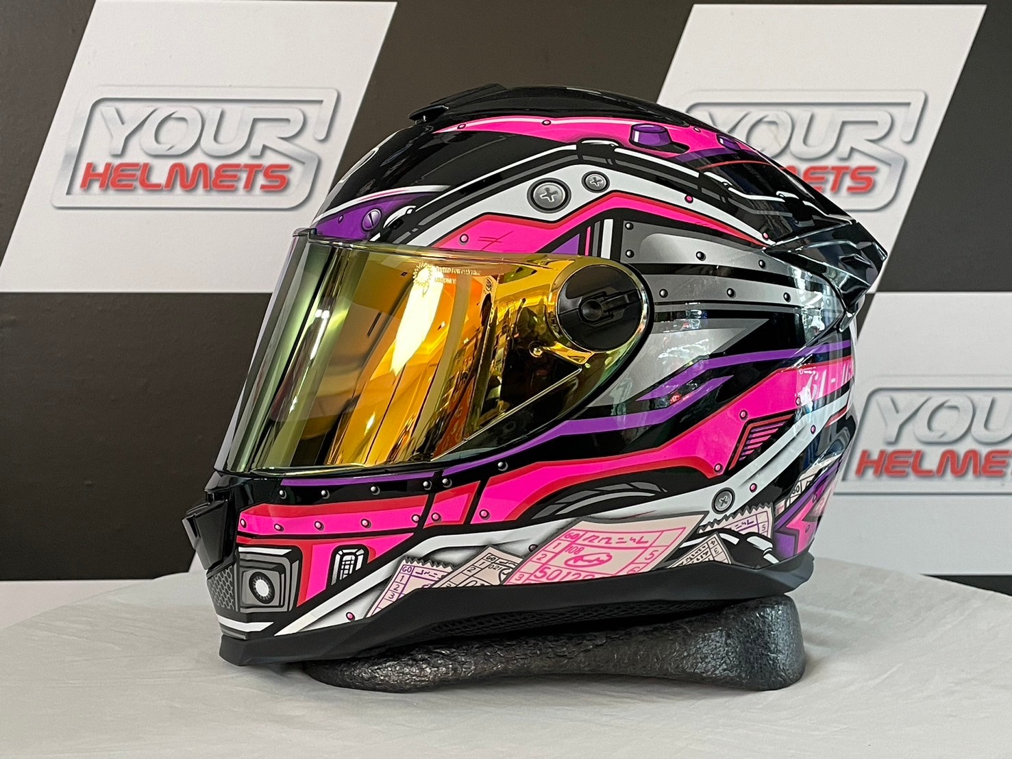 หมวกกันน็อค ID HELMETS รุ่น SPARTAN BT FAST 8 BLACK