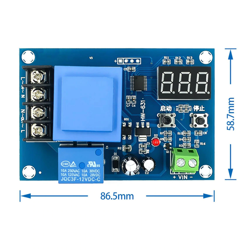 โมดูลเซนเซอร์ควบคุมการซาร์ทแบตเตอรี่ XH-M602 NC battery charge control module battery charging control switch protection plate