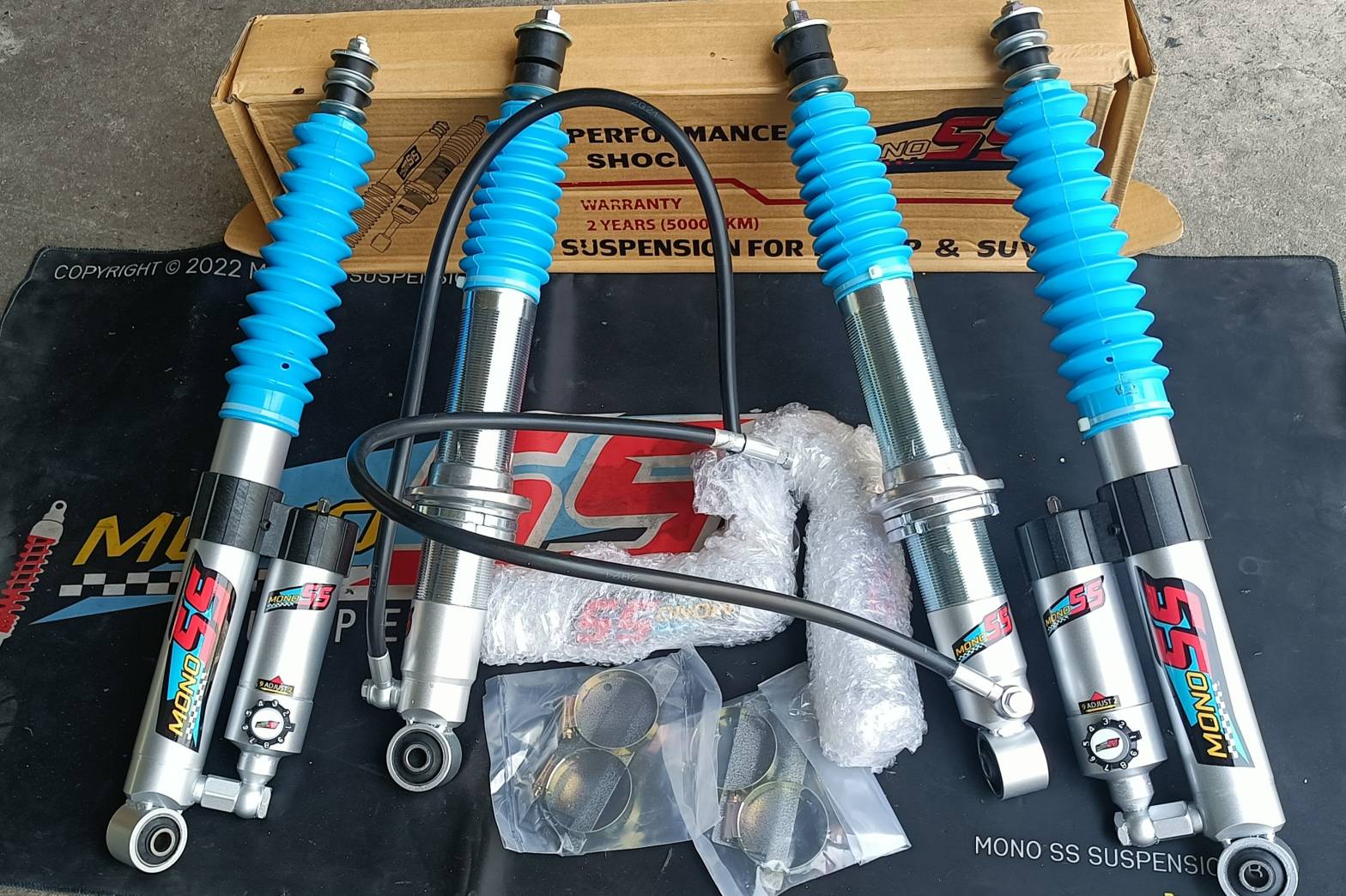 โช๊คยก4" ซัพแทงค์ปรับ9ระดับ