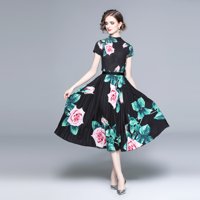 ชุดเดรสยาวสวยๆ ชุดเดรสยาวใส่สบาย ใส่ทำงาน มีขนาดS M L XL 2XL