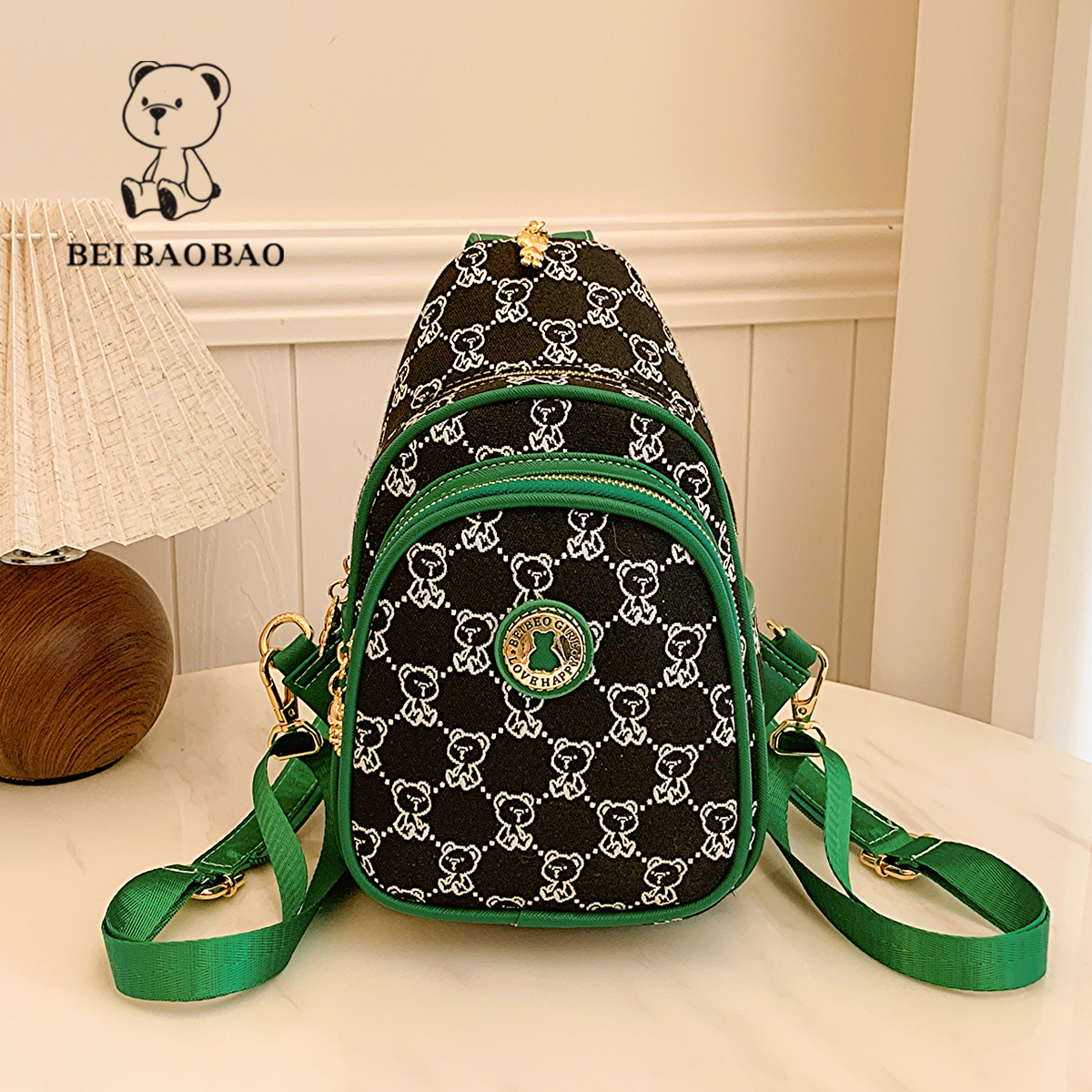 กระเป๋าผู้หญิงสวยๆ กระเป๋าสะพายข้างผู้หญิง กระเป๋าแบรนด์ BEAR BAG กระเป๋าหมีสุดคิ้ว!