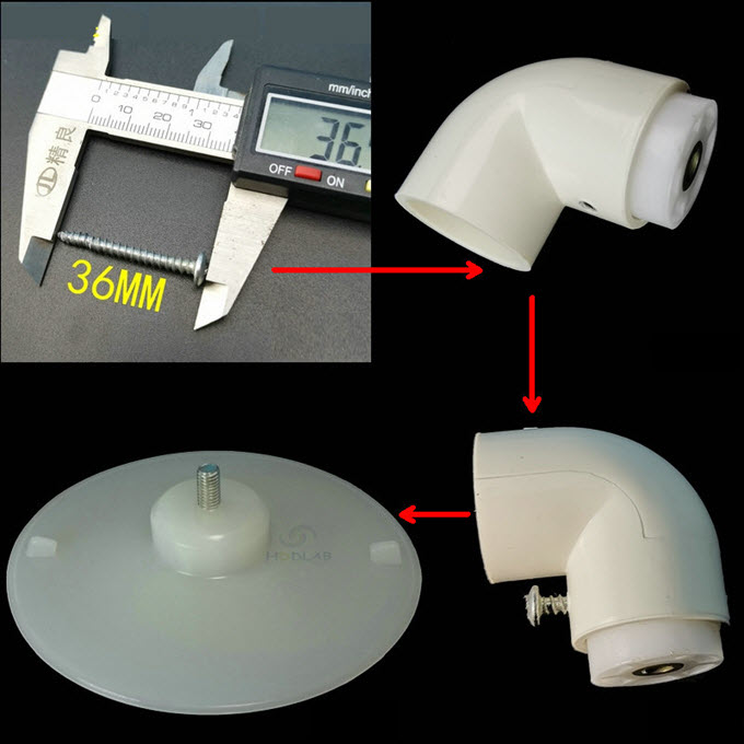 DIY มือจับยกจอภาพ 8 ชิ้น Vacuum Cup Screen LCD LED Tools อย่างดีสำหรับ DIY