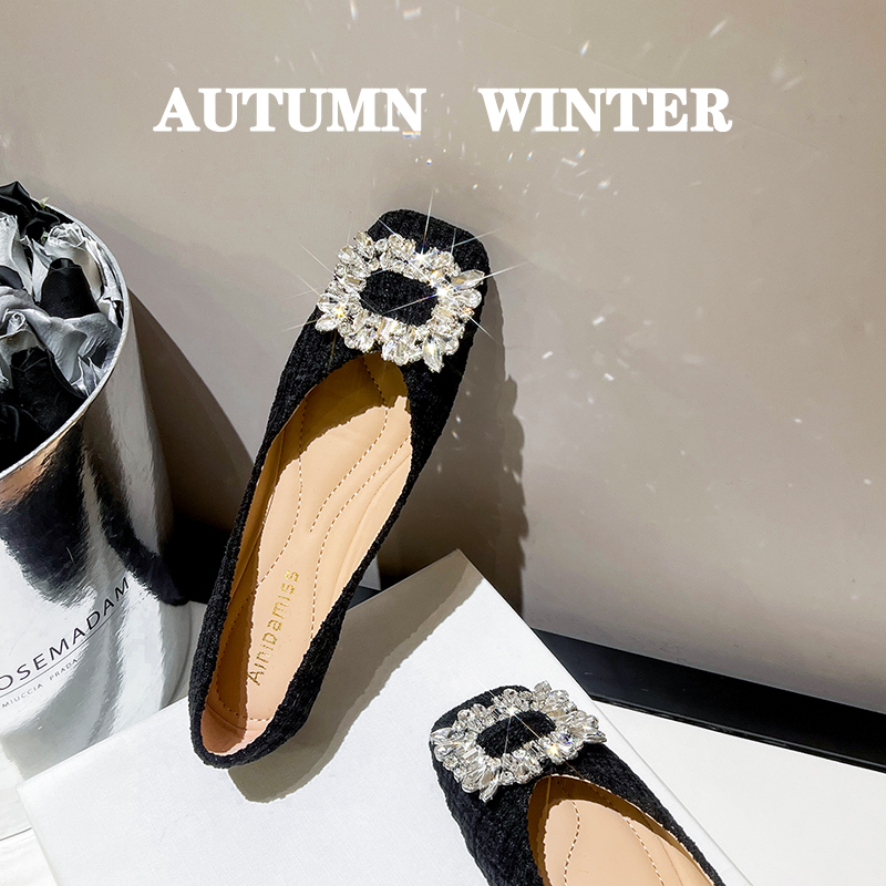 รองเท้าคัทชูผู้หญิงส้นเตี้ย ใส่สบาย มีขนาด35-43