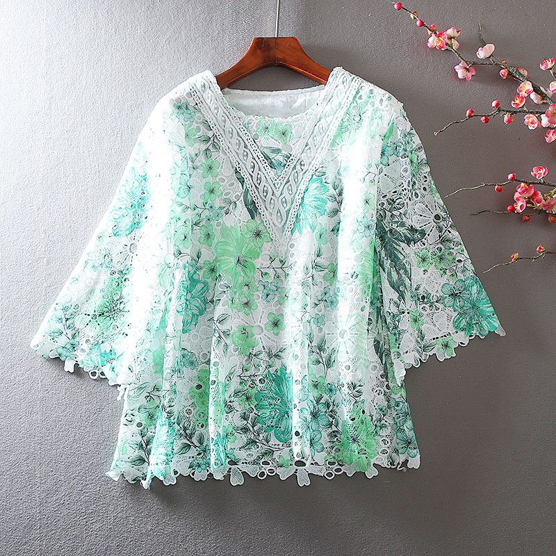 เสื้อลินิน เสื้อผ้าฝ้ายลินิน เสื้อเชิ้ตผ้าลินิน ปักลายสวยๆด้วยด้าย สไตล์VINTAGE