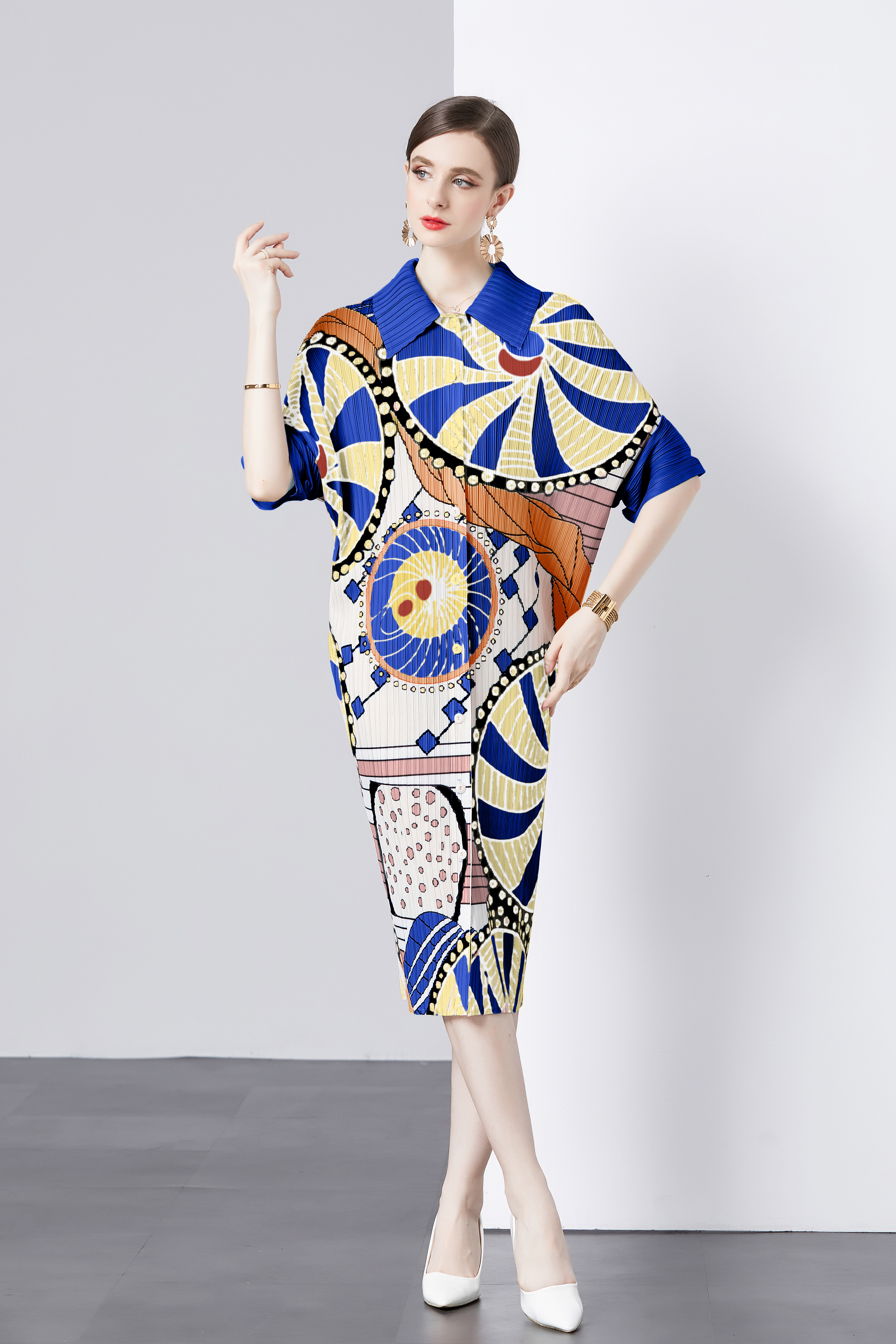 ชุดเดรสยาวสวยๆ ชุดเดรสยาวใส่สบาย ใส่ทำงาน มีขนาดS M L XL 2XL