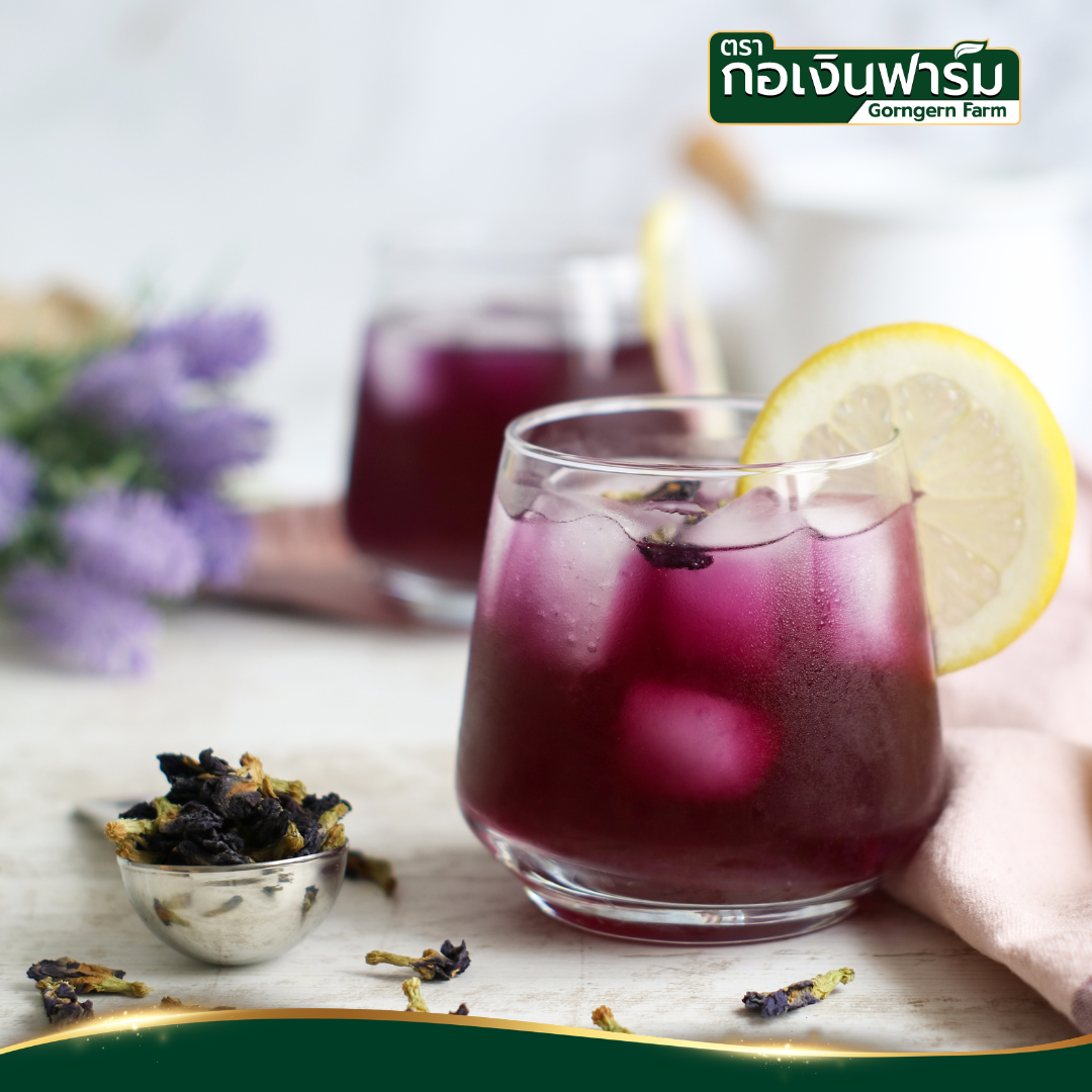 อัญชันแห้ง Dried Butterfly Pea ตรากอเงินฟาร์ม